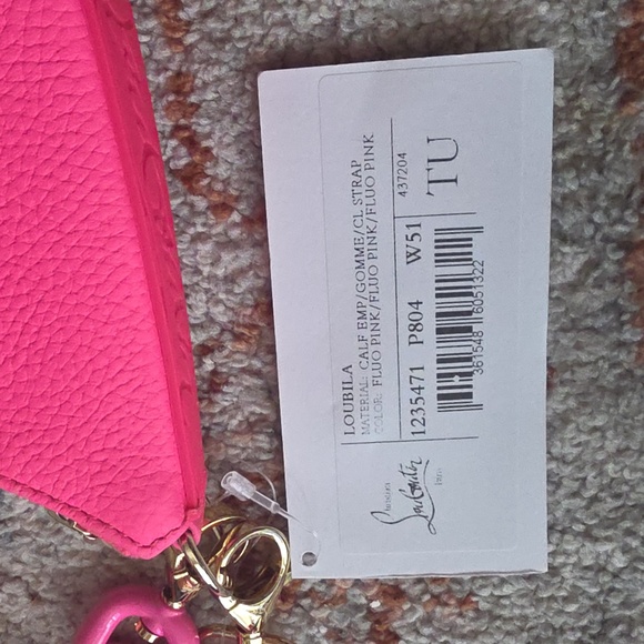 NWT Christian Louboutin Vibrant  Loubila Chain Crossbody Bag! - Picture 5 of 17